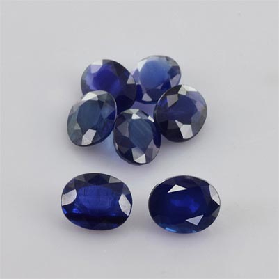 Natural 5x4x2mm Faceted Oval Sapphire