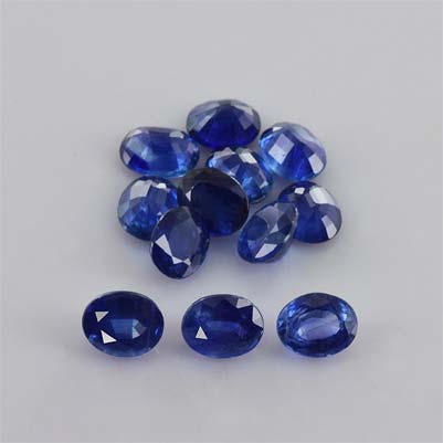 Natural 5x4x2.5mm Faceted Oval Sapphire