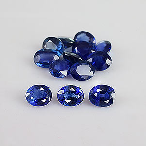 Natural 5x4x2.2mm Faceted Oval Sapphire