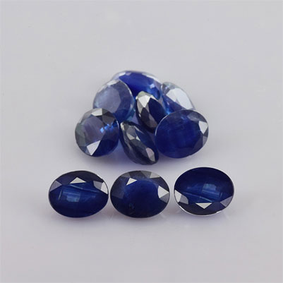 Natural 5x4x2.3mm Faceted Oval Sapphire