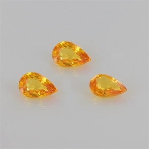 Natural 6x4x2.40mm Faceted Pear Sapphire