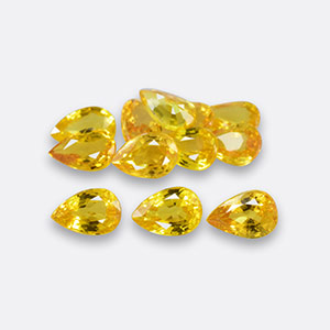 Natural 6x4x2.5mm Faceted Pear Sapphire