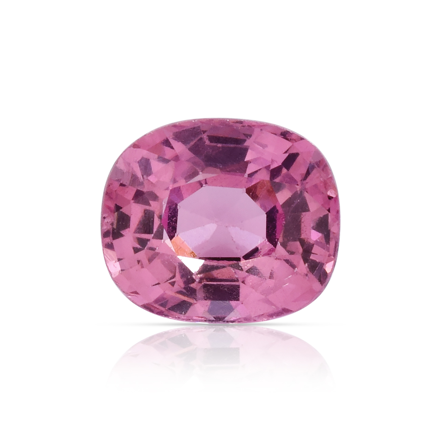 Natural 5.50x6.40x3.70mm Faceted Cushion Spinel