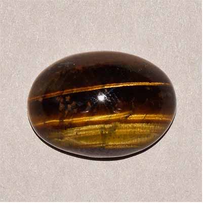 Natural 14x10x6.5mm Cabochon Oval Tiger Eye