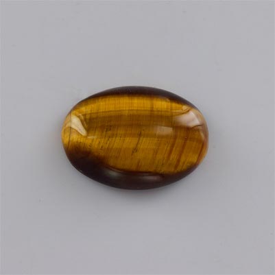 Natural 18x13x5.2mm Cabochon Oval Tiger Eye