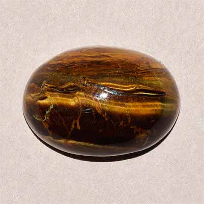 Natural 18x13x8.6mm Cabochon Oval Tiger Eye