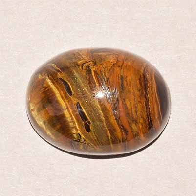 Natural 20x15x9.7mm Cabochon Oval Tiger Eye