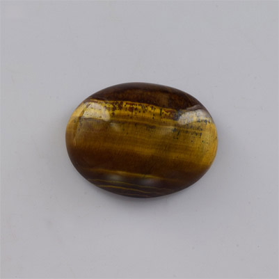 Natural 23x17.6x7.8mm Cabochon Oval Tiger Eye