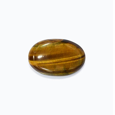 Natural 24.7x16.1x6.1mm Cabochon Oval Tiger Eye