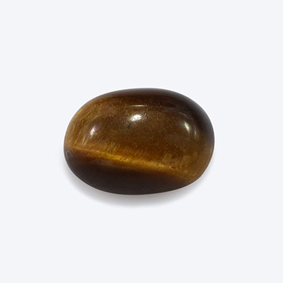 Natural 9.5x6.9x4.3mm Cabochon Oval Tiger Eye