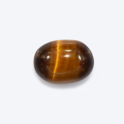 Natural 9.5x7x4.6mm Cabochon Oval Tiger Eye