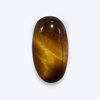 Natural 10.5x5.7x3.2mm Cabochon Oval Tiger Eye