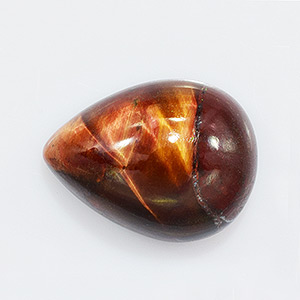 Natural 16x12x7.5mm Cabochon Pear Tiger Eye