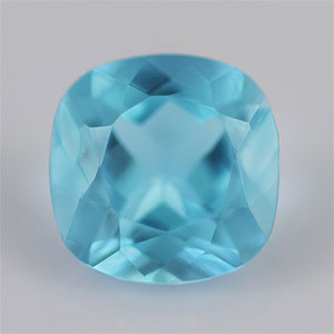 Natural 9x9x5.8mm Faceted Cushion Topaz