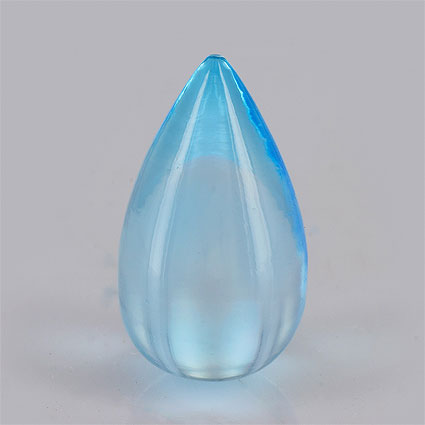 Natural 14x8x8mm Plain Drop Topaz