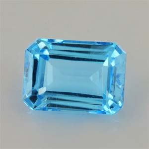 Natural 7x5x3.3mm Faceted Octagon Topaz