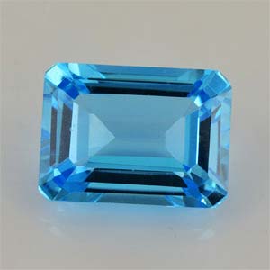 Natural 8x6x4mm Faceted Octagon Topaz
