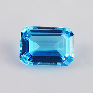 Natural 7x5x3.3mm Faceted Octagon Topaz
