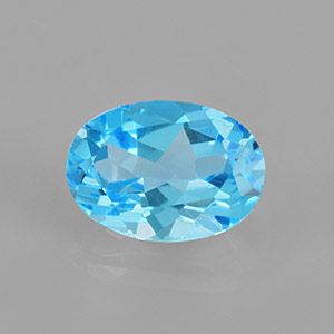 Natural 7x5x3.6mm Faceted Oval Topaz