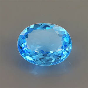 Natural 11.3x9.3x5.2mm Faceted Oval Topaz