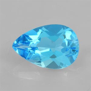Natural 9x6x4.10mm Faceted Pear Topaz