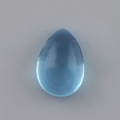 Natural 7.8x5.4x3.7mm Cabochon Pear Topaz