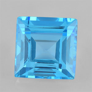 Natural 10x10x6.9mm Faceted Square Topaz