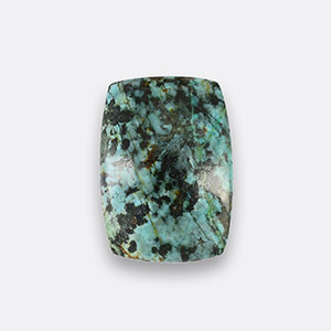 Natural 26.1x18.6x4.1mm Cabochon Cushion Turquoise