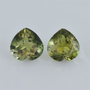 Natural 6x6x3.6mm Faceted Heart Tourmaline