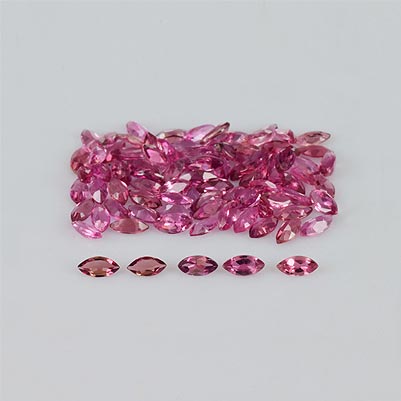 Natural 4x2x1.3mm Faceted Marquise Tourmaline