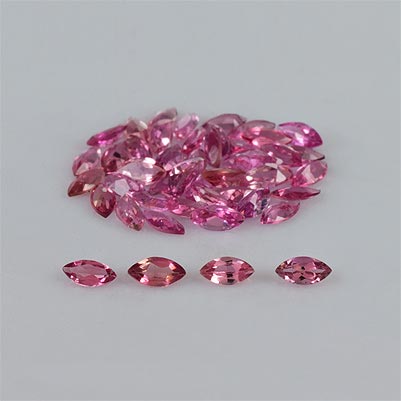 Natural 4x2x1.5mm Faceted Marquise Tourmaline