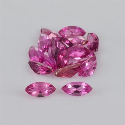 Natural 5x2.5x1.5mm Faceted Marquise Tourmaline