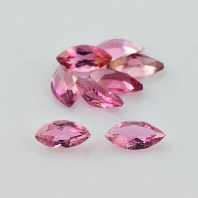 Natural 5x2.5x1.7mm Faceted Marquise Tourmaline