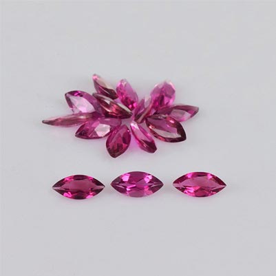 Natural 5x2.5x1.4mm Faceted Marquise Tourmaline