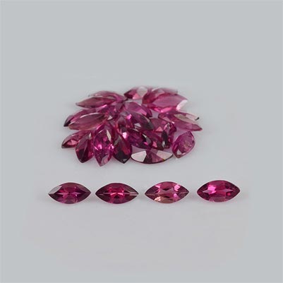 Natural 6x3x1.7mm Faceted Marquise Tourmaline