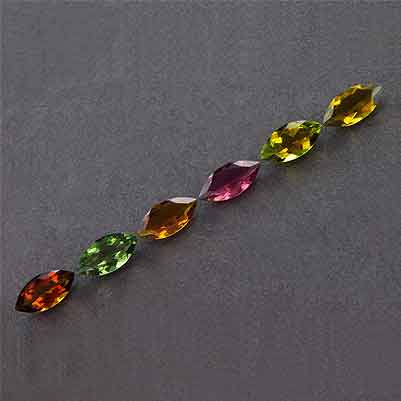 Natural 10x5x3mm Faceted Marquise Tourmaline