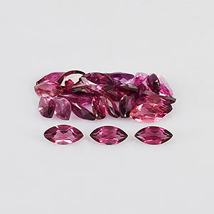 Natural 5x2.5x1.7mm Faceted Marquise Tourmaline