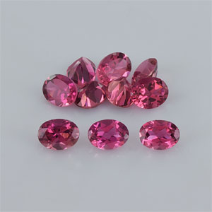 Natural 4x3x2.10mm Faceted Oval Tourmaline