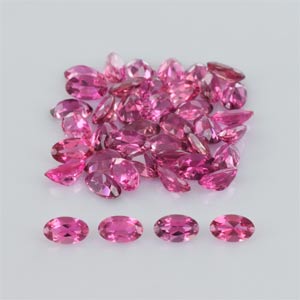 Natural 5x3x2.10mm Faceted Oval Tourmaline