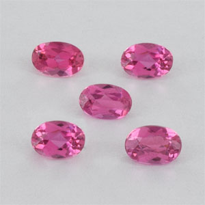 Natural 6x4x3mm Faceted Oval Tourmaline