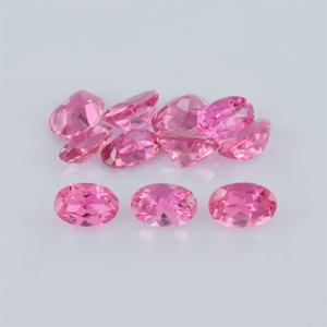 Natural 6x4x3.10mm Faceted Oval Tourmaline