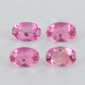 Natural 6x4x2.5mm Faceted Oval Tourmaline