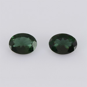 Natural 8x6x3.4mm Faceted Oval Tourmaline