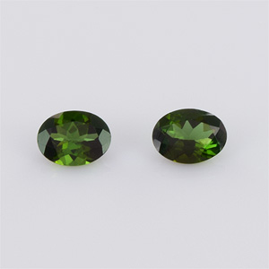 Natural 8x6x4mm Faceted Oval Tourmaline