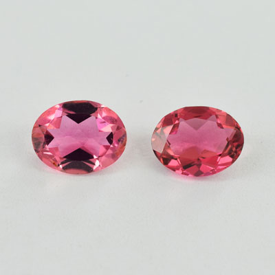 Natural 9x7x3.80mm Faceted Oval Tourmaline