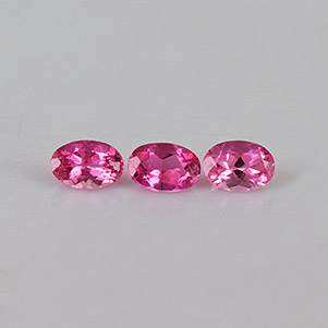 Natural 6x4x3.2mm Faceted Oval Tourmaline