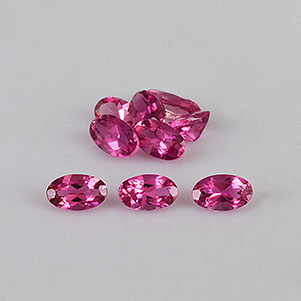 Natural 5x3x2.3mm Faceted Oval Tourmaline