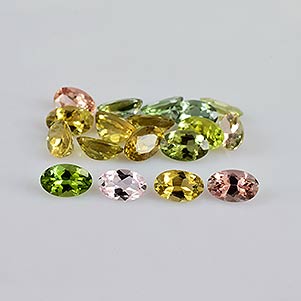 Natural 5x3x2.10mm Faceted Oval Tourmaline