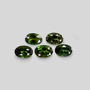 Natural 6x4x3.2mm Faceted Oval Tourmaline