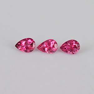 Natural 7x5x3.8mm Faceted Pear Tourmaline